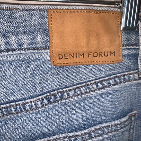 Denim Forum The Arlo Hi-rise Straight Jean 28L Size 32 - Picture 6 of 12